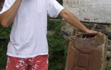 Вінничанин знайшов на городі каністру вермахту