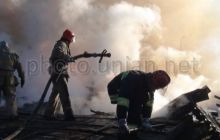 У Запоріжжі горіла взуттєва фабрика