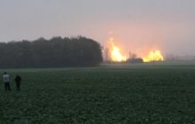 В Польше погасили горящий газопровод