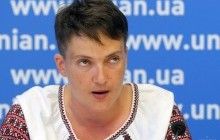 Савченко розповіла про "меню" свого голодування
