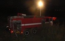 На Тернопільщині внаслідок пожежі згорів мікроавтобус