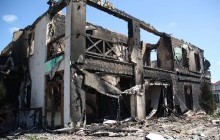 В штабе АТО обнародовали фото последствий обстрела боевиками Бердянского