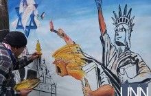 У Києві під посольством США мітингує Палестинська діаспора