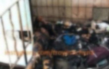 В здании Пенсионного фонда в Киеве заживо сгорел человек (фото 18+)