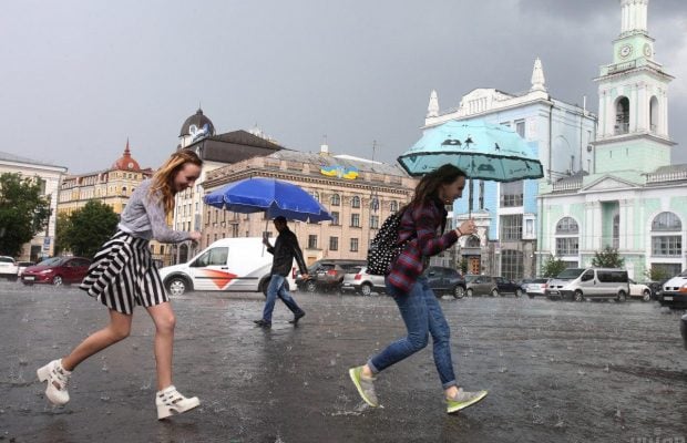 День Києва у столиці буде з грозами та дощами, - синоптикиня Діденко