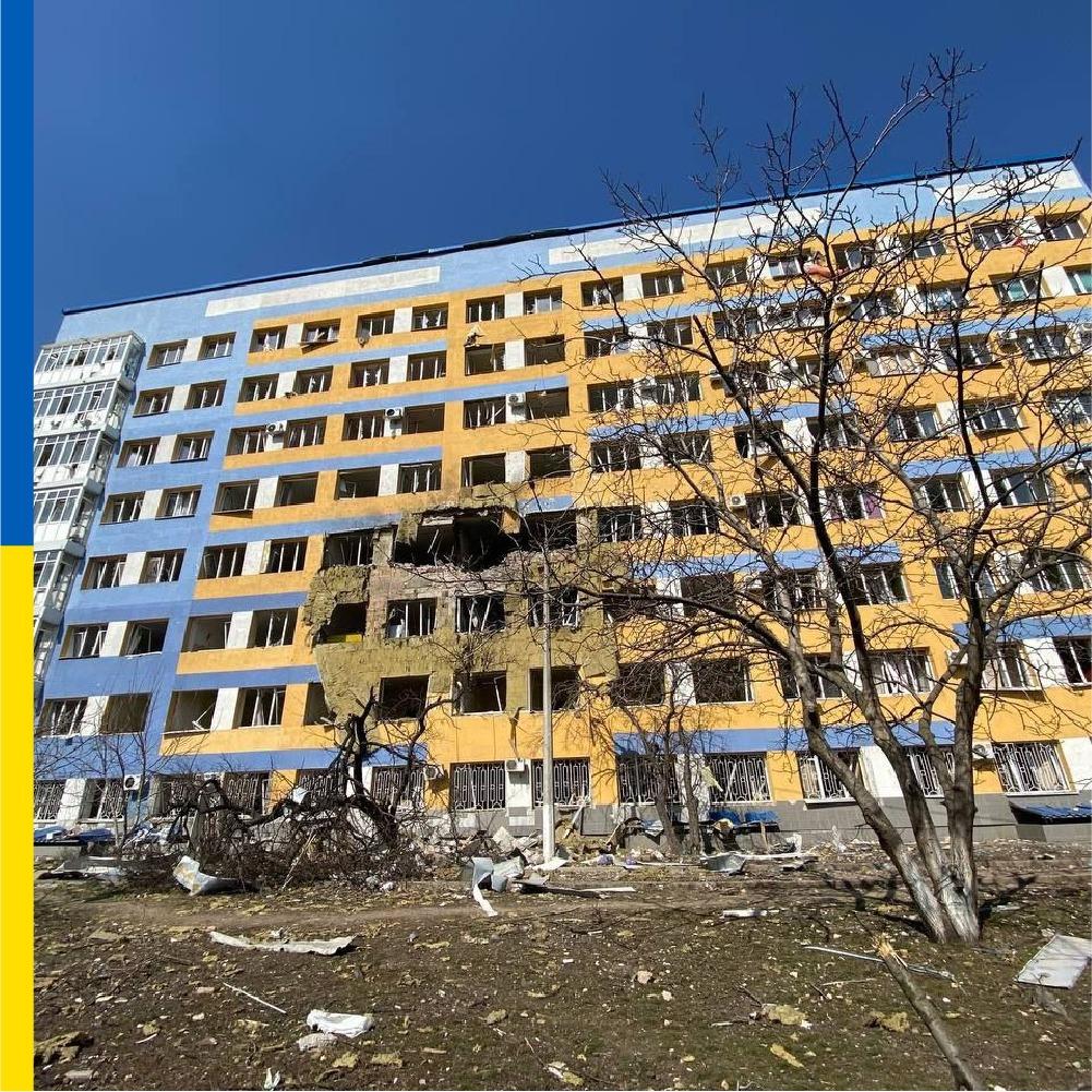 Разрушена рашистами больница в Мариуполе / фото facebook.com/moz.ukr Разрушена рашистами больница в Мариуполе / фото facebook.com/moz.ukr