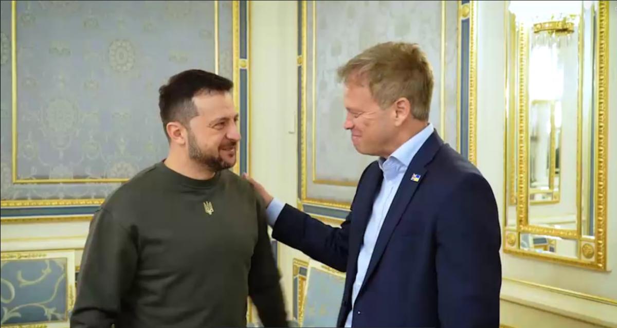 Зеленский встретился с Шаппсом / скриншот Зеленский встретился с Шаппсом / скриншот