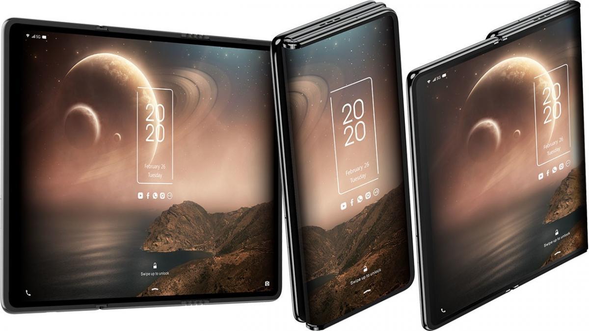 Прототип складывающегося втрое смартфона от TCL Прототип складывающегося втрое смартфона от TCL