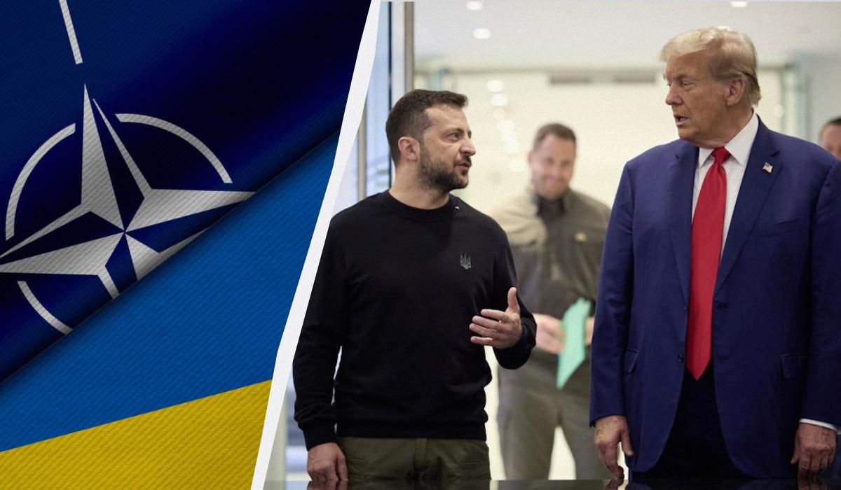 Зеленський наразі не вважає за потрібне говорити з Трампом про вступ України в НАТО/ Колаж УНІАН, фото ua.depositphotos.com, фото president.gov.ua Зеленський наразі не вважає за потрібне говорити з Трампом про вступ України в НАТО/ Колаж УНІАН, фото ua.depositphotos.com, фото president.gov.ua