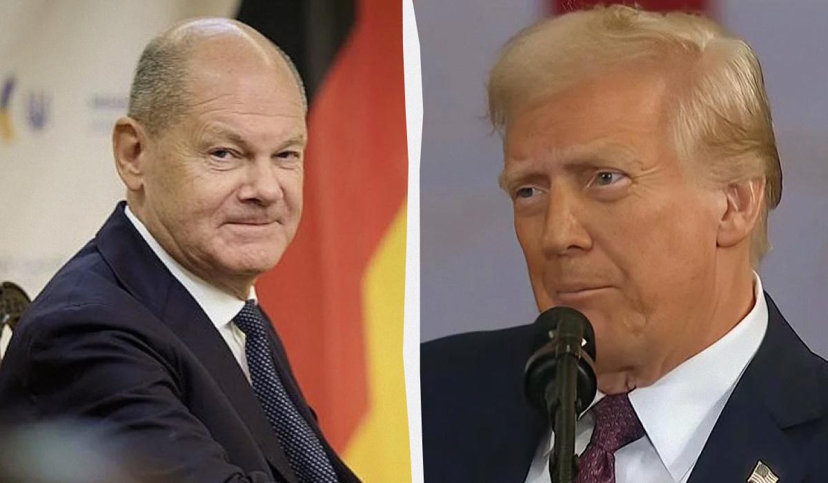 Шольц прокомментировал слова Трампа о "диктаторе" Зеленском / коллаж УНИАН, фото president.gov.ua, скриншот Шольц прокомментировал слова Трампа о "диктаторе" Зеленском / коллаж УНИАН, фото president.gov.ua, скриншот