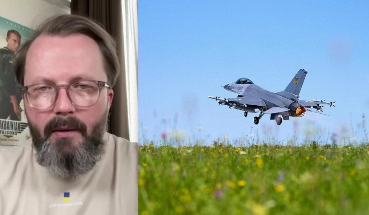 По словам Храпчинского, западные офицеры были удивлены тем, как украинские пилоты используют истребители / Коллаж УНИАН, фото - скриншот, Zelenskiy Official По словам Храпчинского, западные офицеры были удивлены тем, как украинские пилоты используют истребители / Коллаж УНИАН, фото - скриншот, Zelenskiy Official