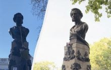 В центрі Одеси активісти накинули зашморг на пам’ятник Пушкіну (відео)