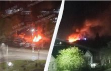 В Брянске беспилотники атаковали завод микроэлектроники (видео)