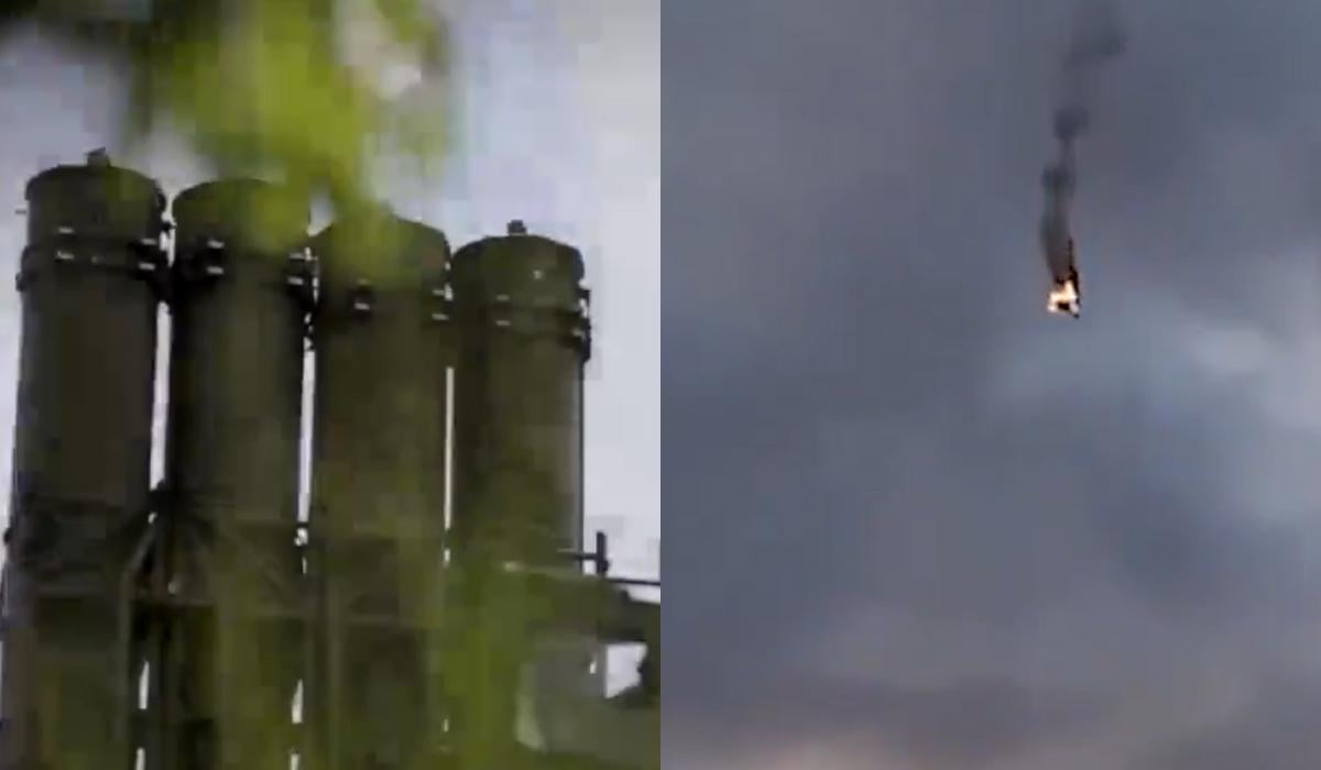 На відео показали роботу С-300В1 / колаж УНІАН, скріншот На відео показали роботу С-300В1 / колаж УНІАН, скріншот