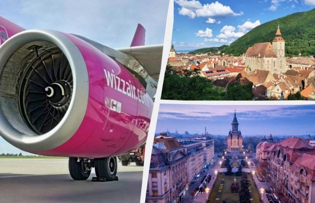 Wizz Air запускає нові рейси з двох міст Румунії