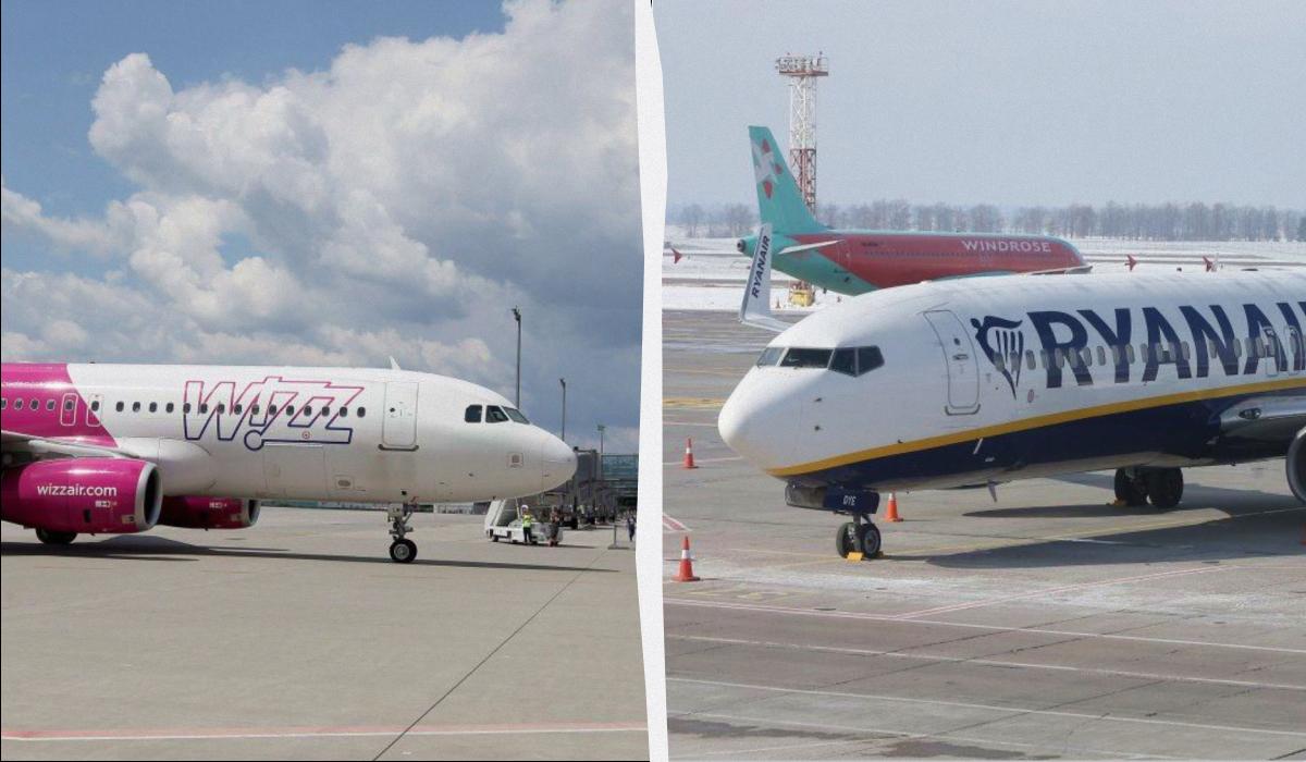 В Польше взялись за Ryanair и Wizz Air из-за политики лоукостеров по багажу / коллаж УНИАН, фото УНИАН, REUTERS В Польше взялись за Ryanair и Wizz Air из-за политики лоукостеров по багажу / коллаж УНИАН, фото УНИАН, REUTERS